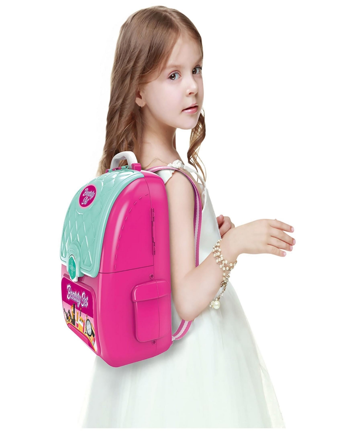 Kid Galaxy On The Go Backpack Pretend Vanity In Multi