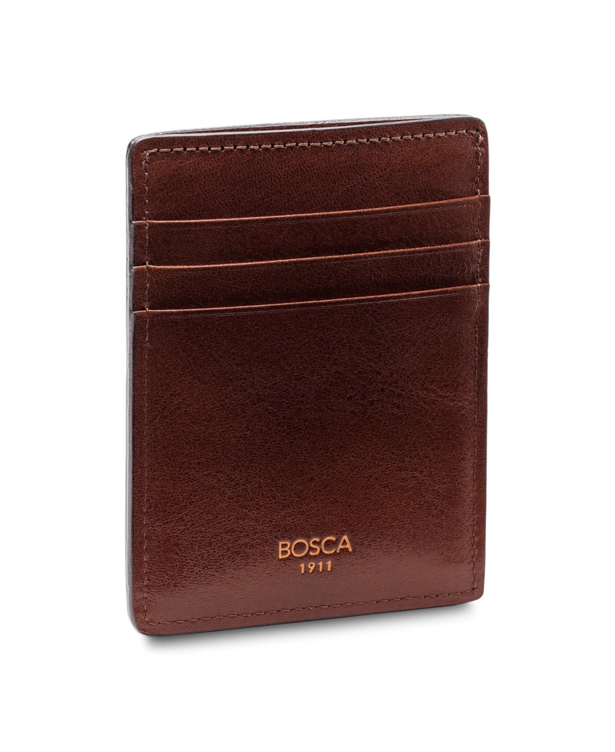 Men's Dolce Collection - Deluxe Front Pocket Wallet - Dark brown