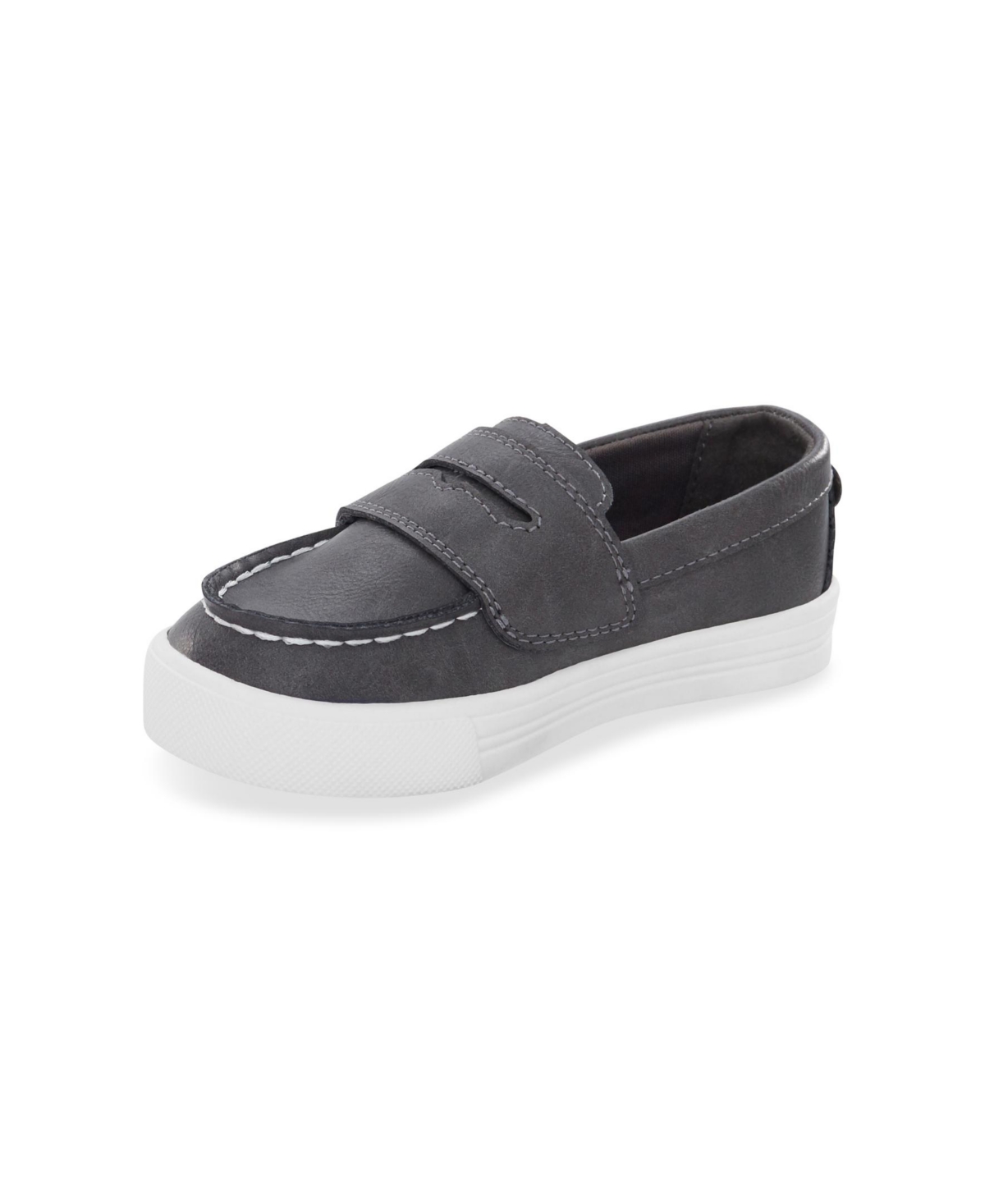 Shop Oshkosh B'gosh Little Boys Sail Hook And Loop Grey Shoe