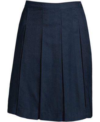 Women's Box Pleat Skirt Top of Knee
