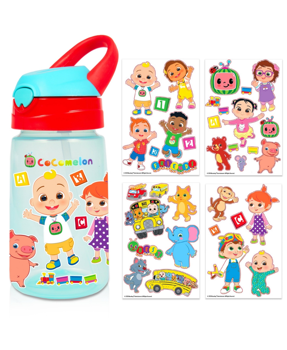 Cocomelon Water Bottle - Red