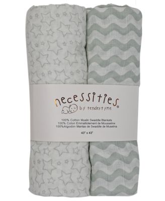 Baby Boys or Baby Girls Stars Nursery Blanket Collection, 7 Piece Set