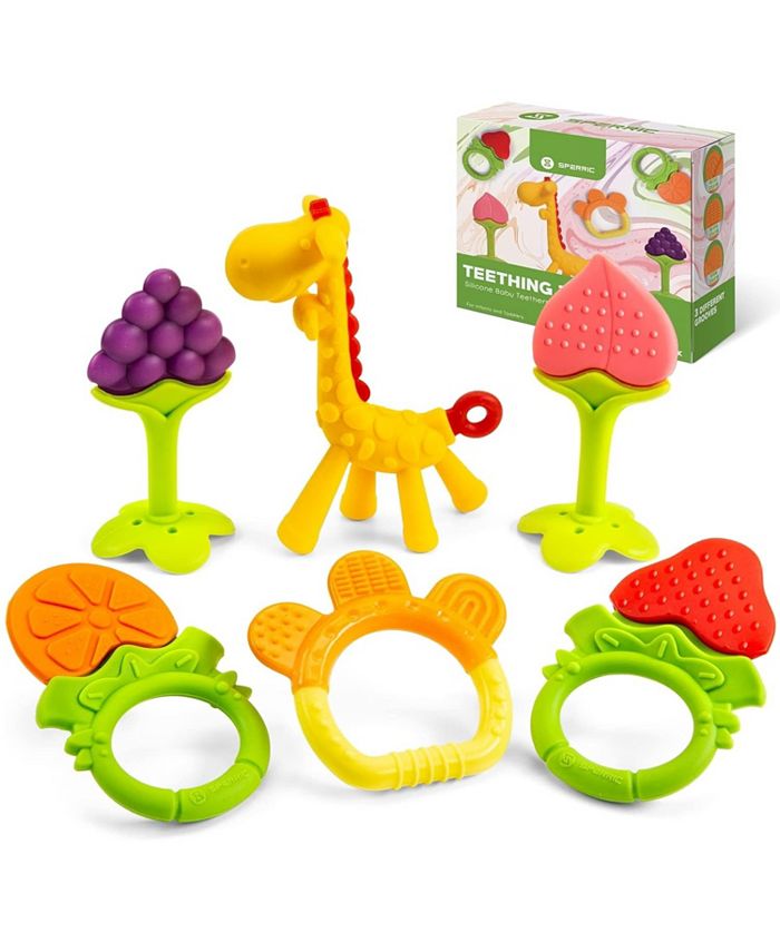 Sperric Baby Baby Teether Toys 06 Months, Newborn Baby Teethers