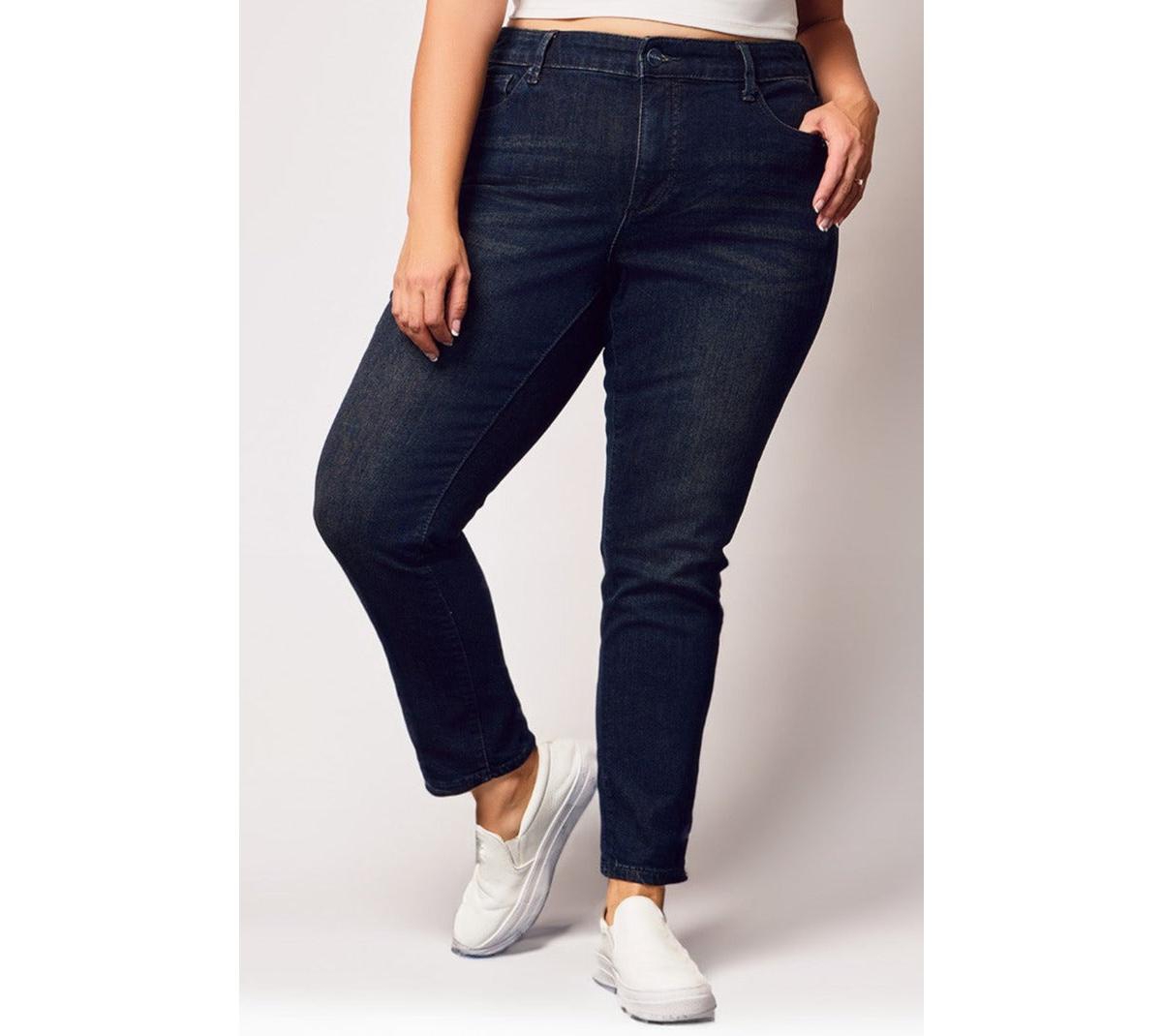 Plus Size High Rise Ankle Skinny Jeans - Taytum