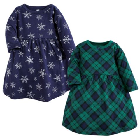 Платье Hudson Baby Two-Piece Dress Collection для девочек-малышей, цвет: Синий
