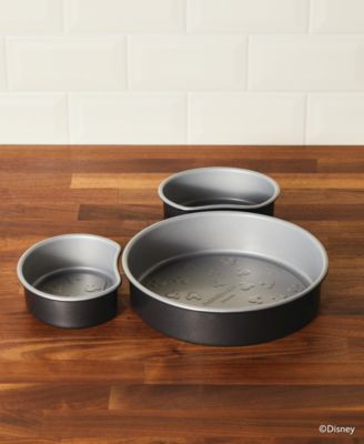 Bake with Mickey Mouse 3-Piece Nonstick Cake Pan Set