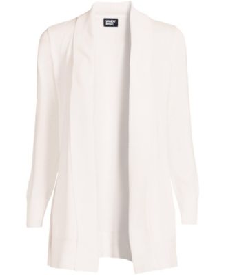 Plus Size Cotton Modal Shawl Collar Cardigan Sweater