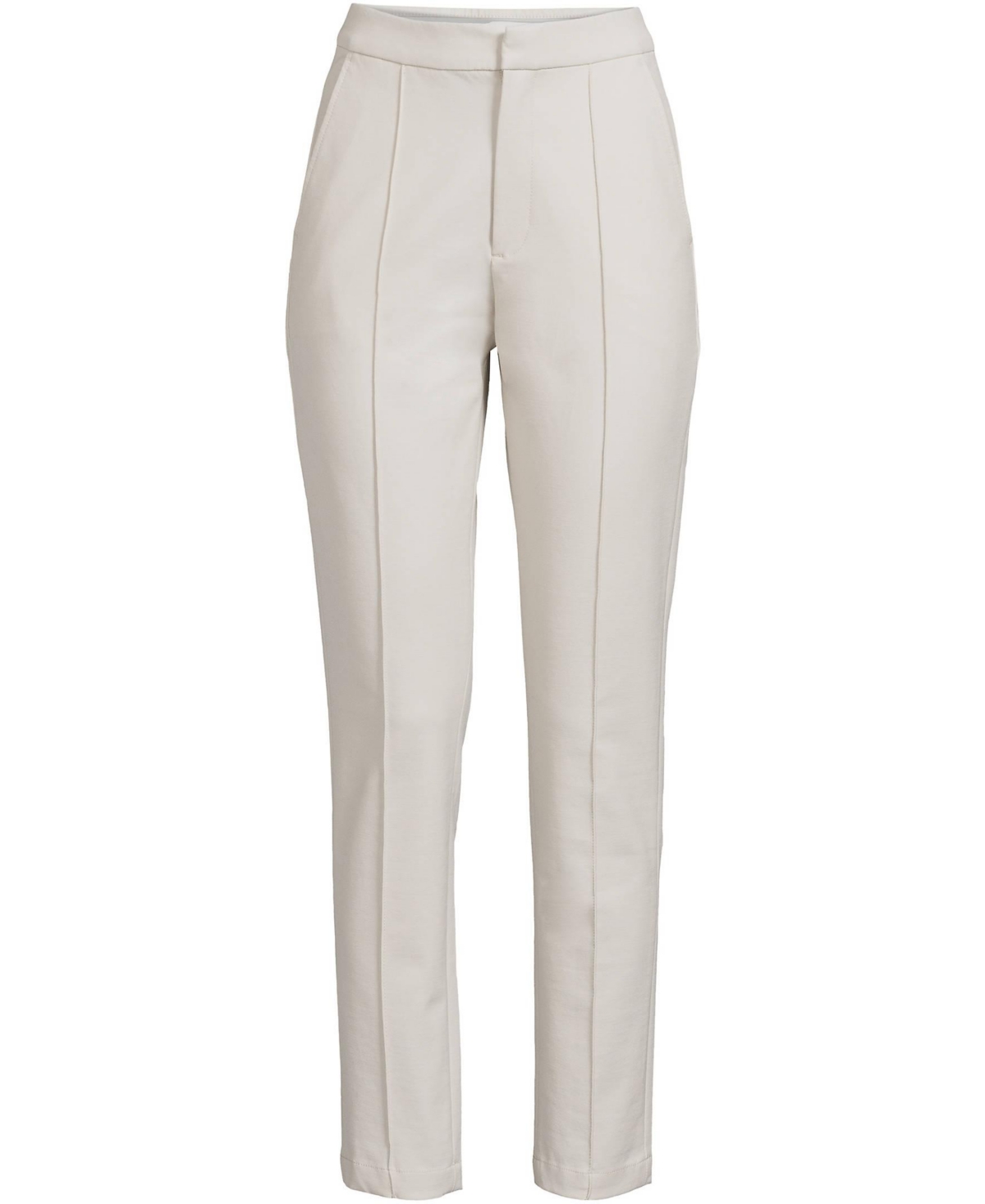 Lands' End Plus Size High Rise Bi Stretch Pintuck Pencil Ankle Pants