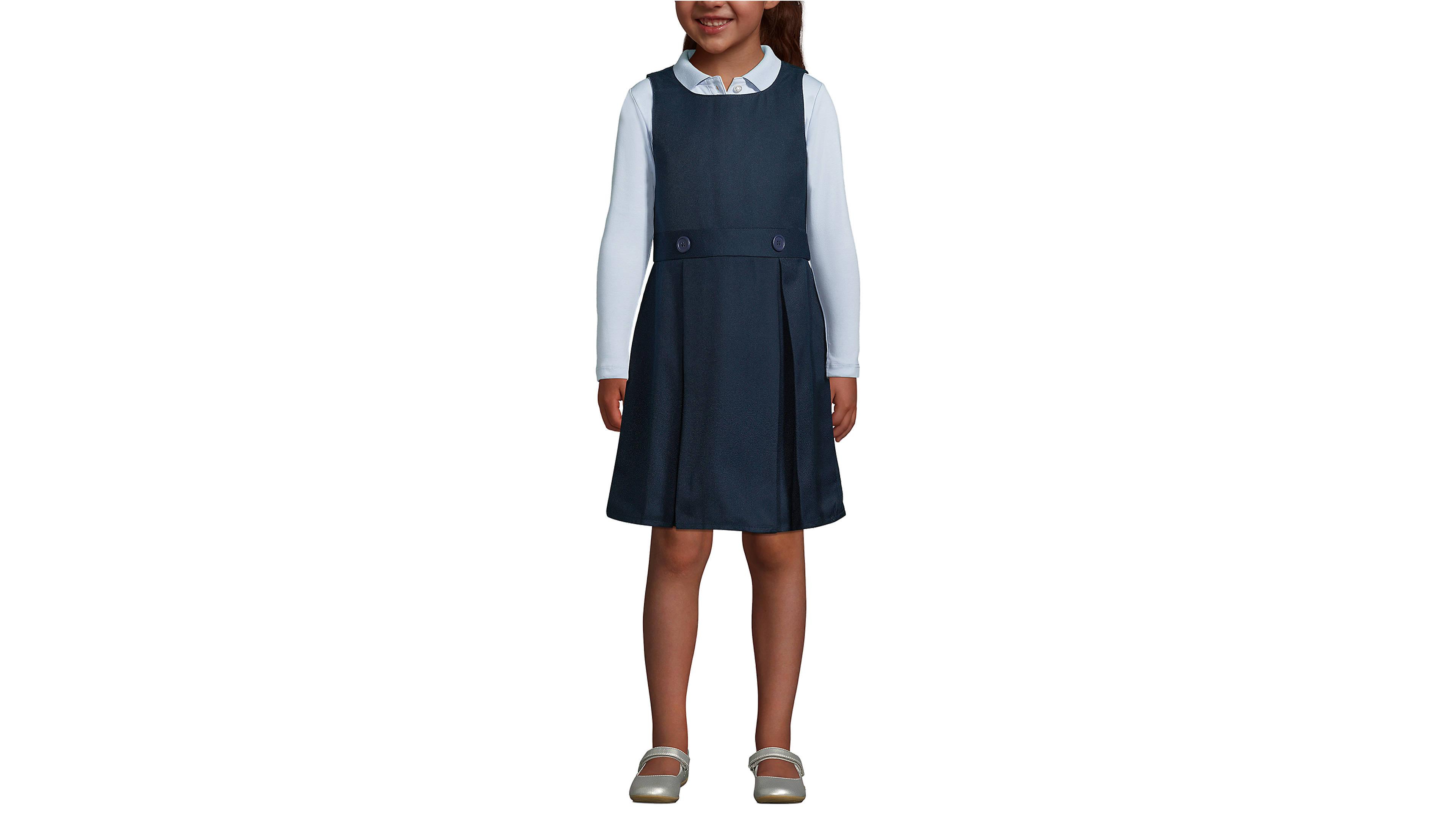 Lands' End Big Girls Plus Jumper Top of Knee