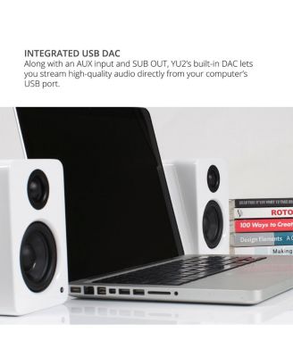 YU2 Powered Desktop Speakers - Pair