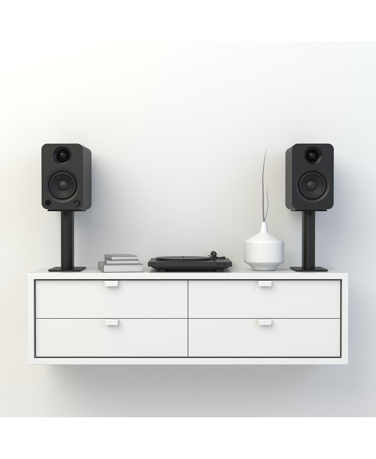 Kanto Yu Powered Bookshelf Speaker with Bluetooth & Rca Input (Matte - Pair - Black