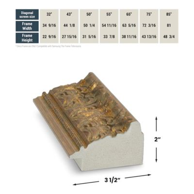 43" Customizable Frame for Samsung  Frame