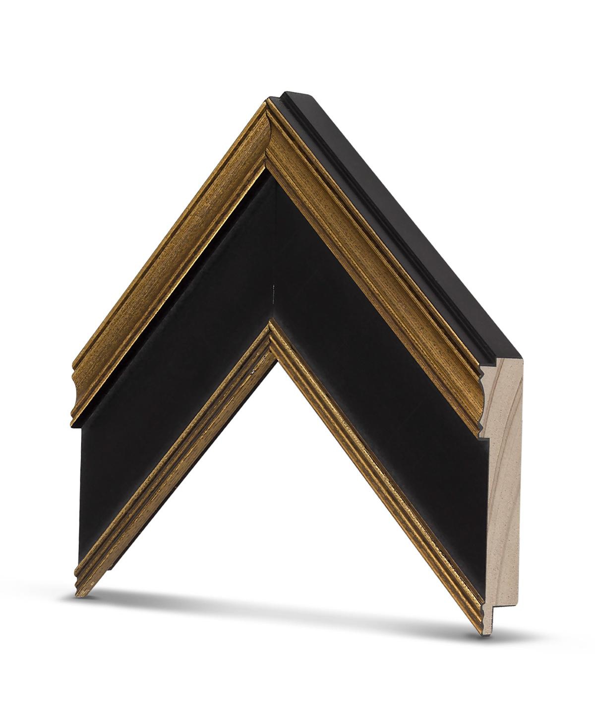 Deco Tv Frames Customizable Frame for Samsung The Frame Tv 2021-2023 - Antique gold  black