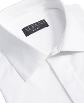 Men's Slim Fit Covered Placket Tuxedo Shirt, Created for Macy's