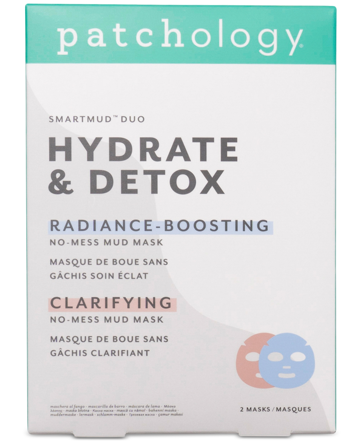 Shop Patchology 2-pc. Smartmud Hydrate & Detox No-mess Mud Mask Set In No Color