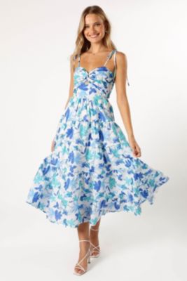 lulu formal dresses LULU One-Shoulder Chiffon A-Line Gown