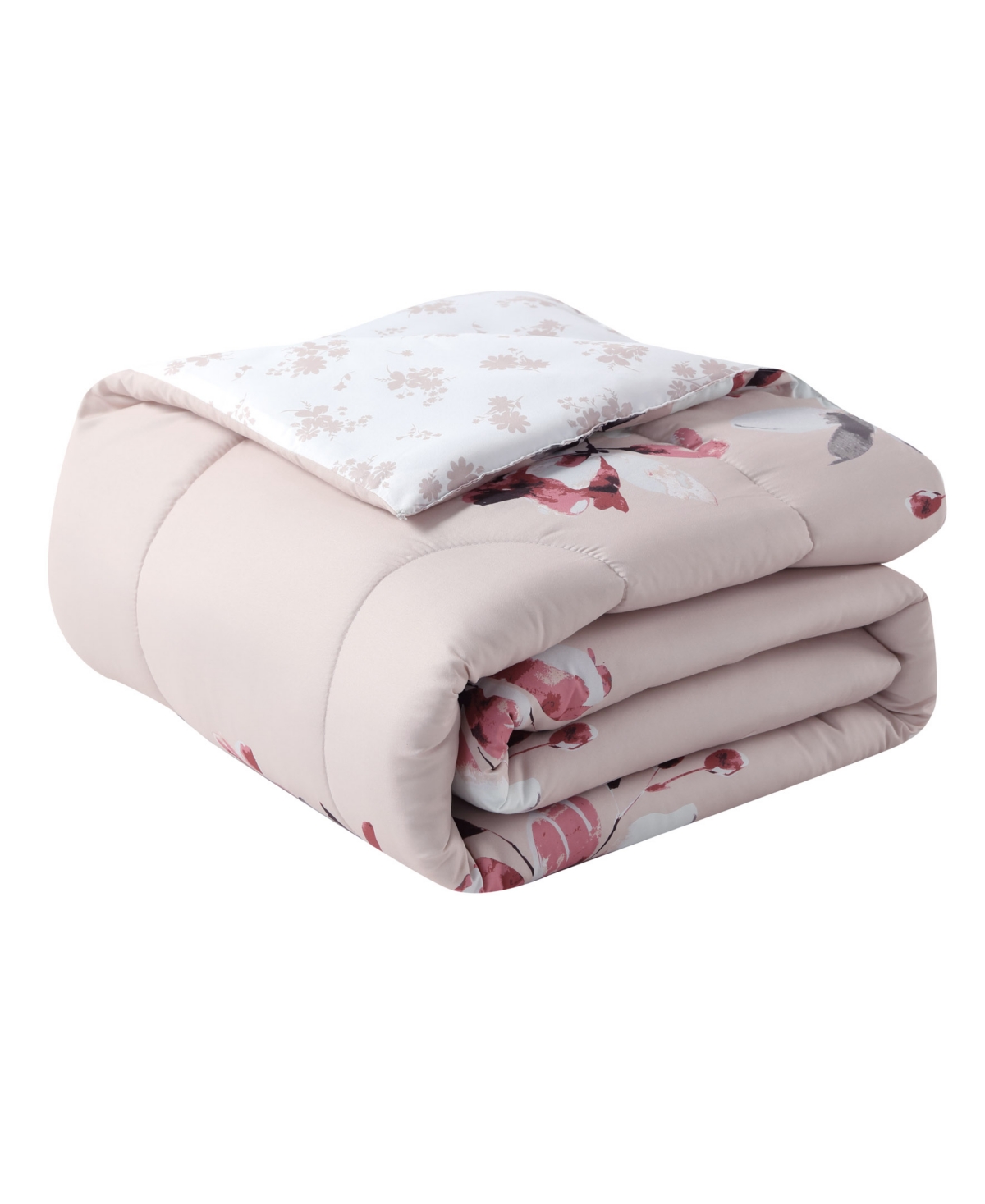 Shop Hallmart Collectibles Hallmart Ivana 3-pc Comforter Set, Created For Macys In Beige