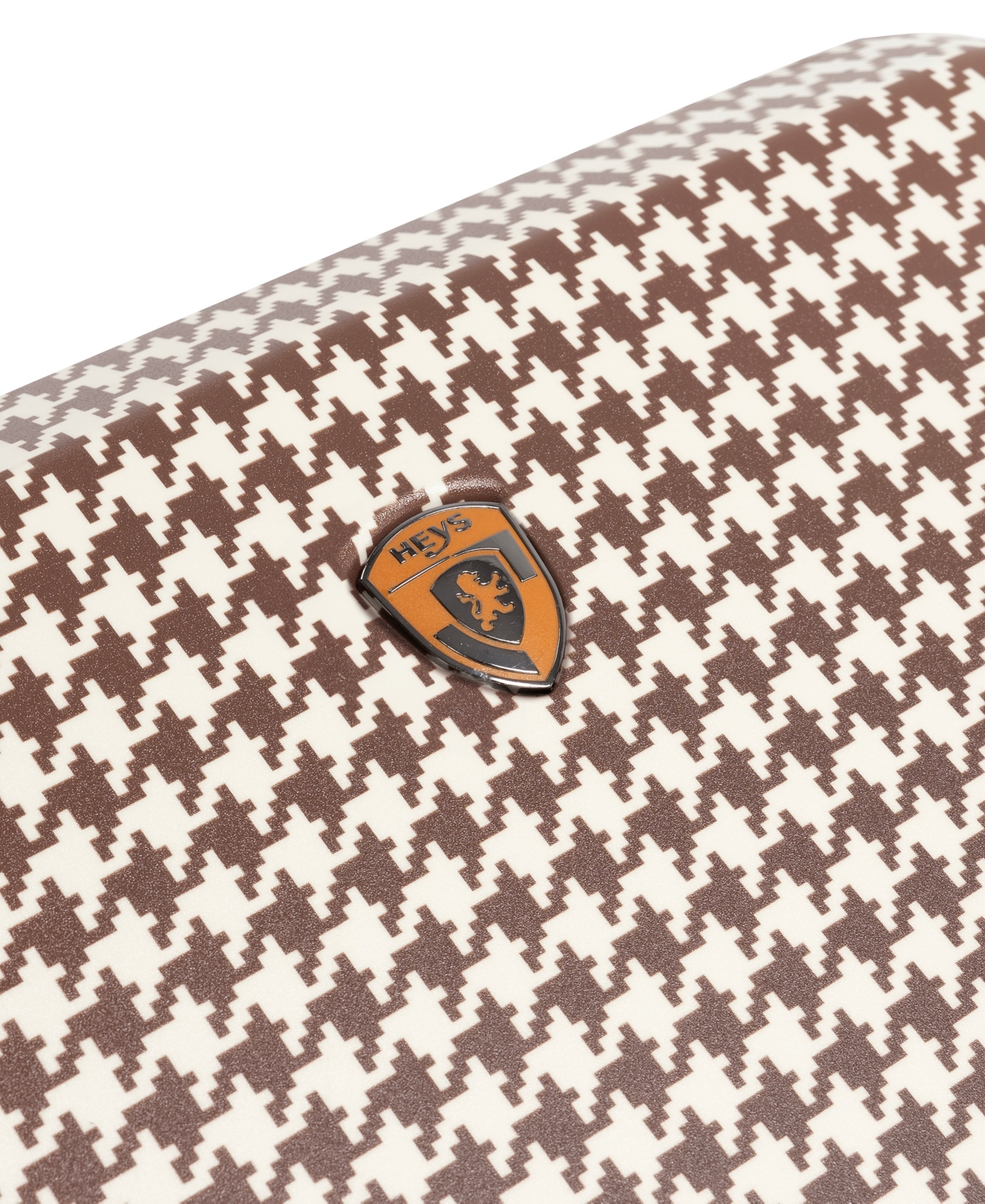 Heys Hey's Ez Fashion Hardside 26" Check-in Spinner Luggage In Brown Houndstooth