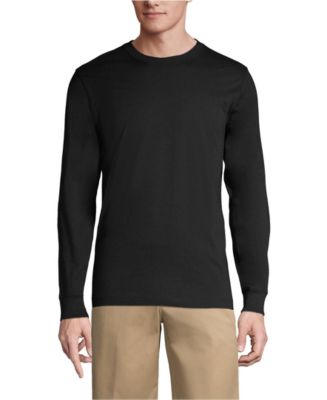 Lands' End Men's Long Sleeve Essential T-shirt - Macy's