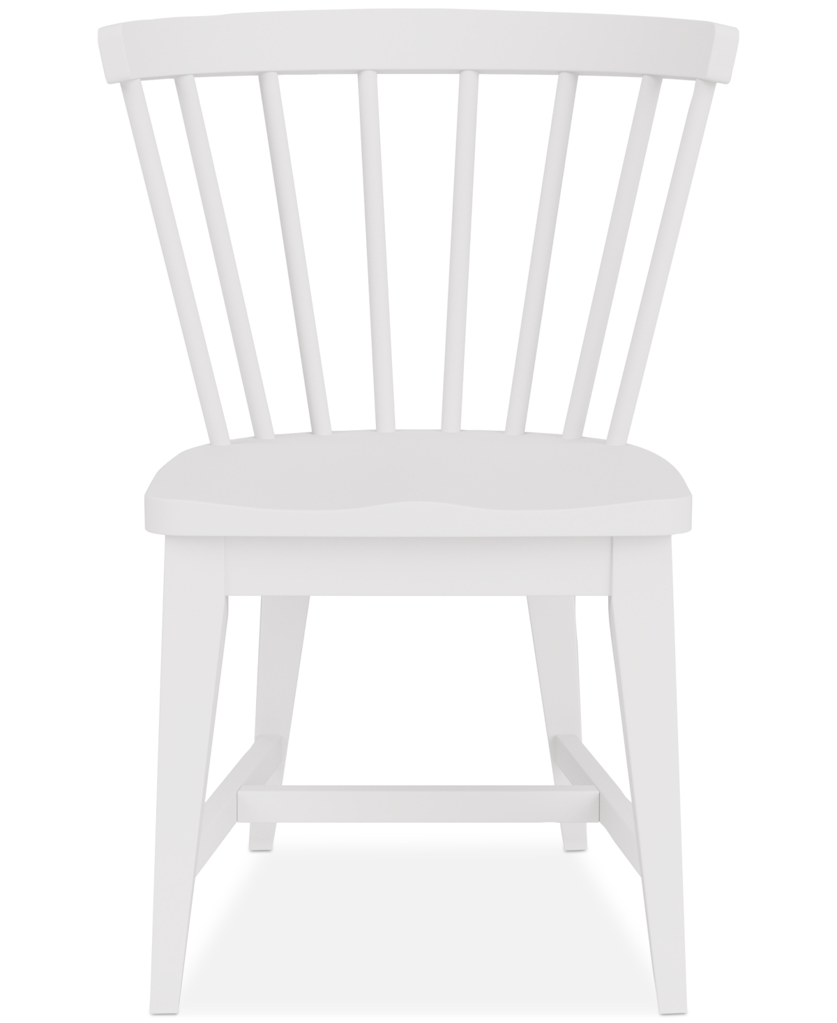 Shop Macy's Catriona 4 Pc. Wood Side Chair Set In White