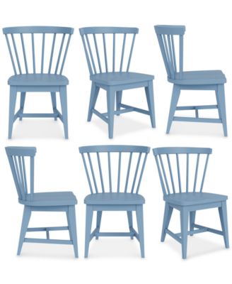 Furniture - Catriona 6 Pc. Wood Side Chair Set