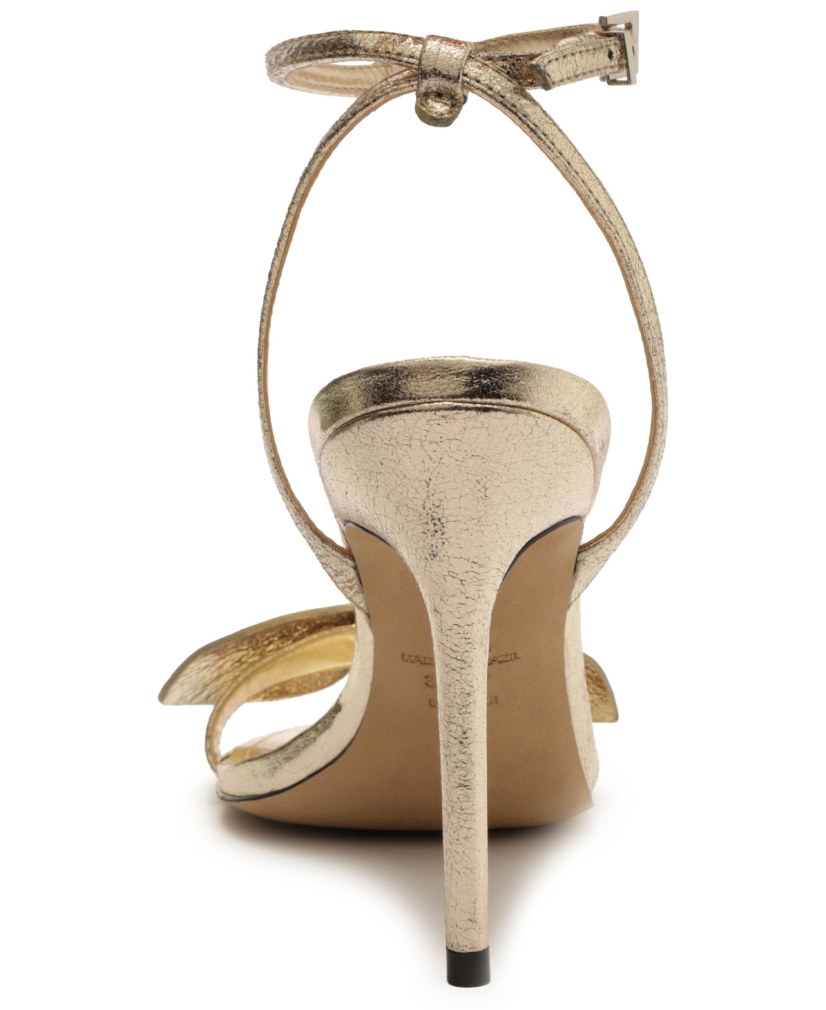 Shop Arezzo Women's Alaia High Stiletto Sandals In Gold