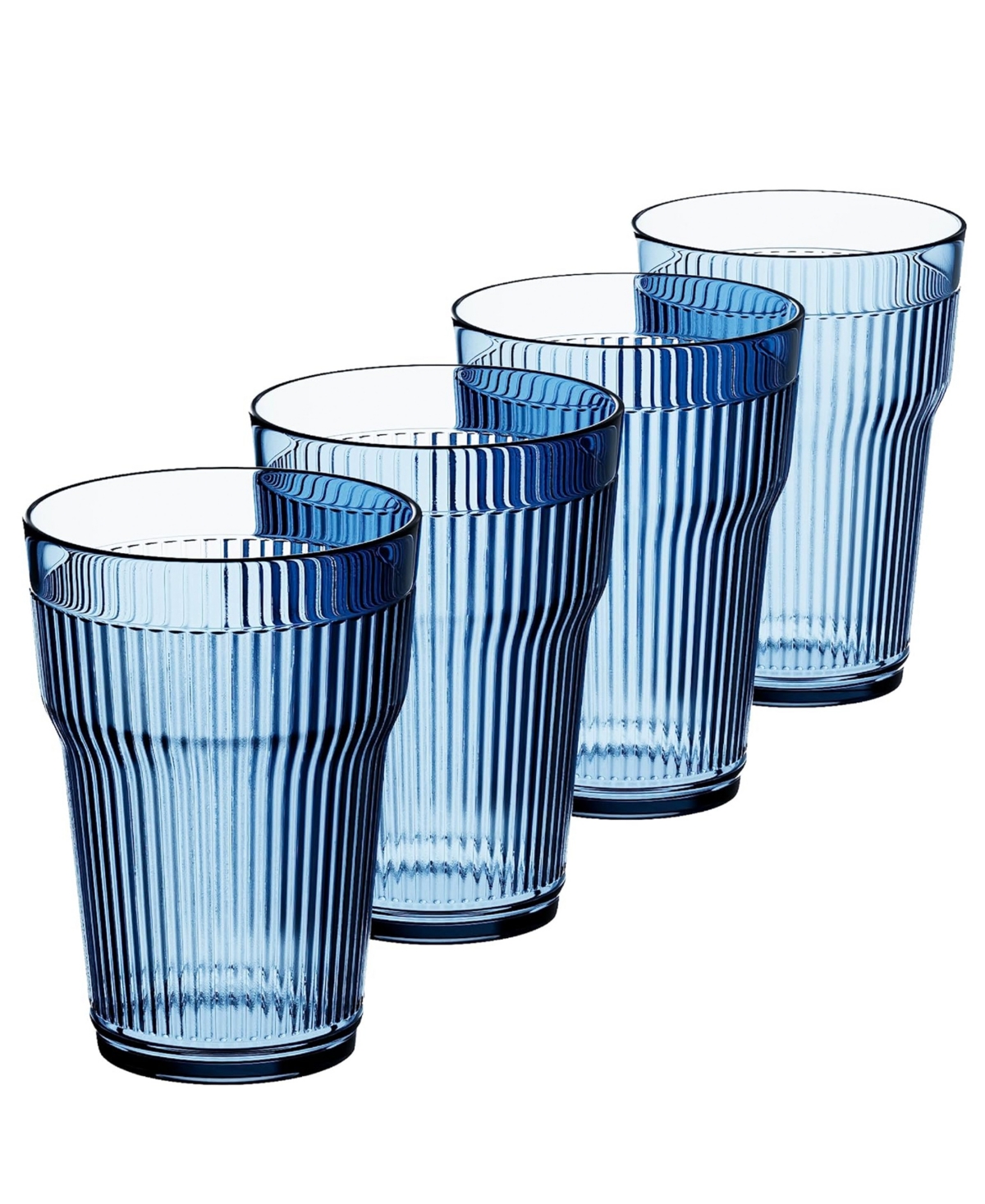 Shop Jay Imports Tumblers, Set Of 4 In Blue