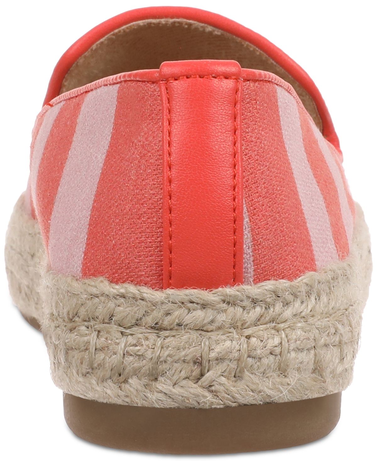 On 34th Women's Jaylee Embellished Slip-On Espadrille Flats, Created for Macy's -Pink Stripe