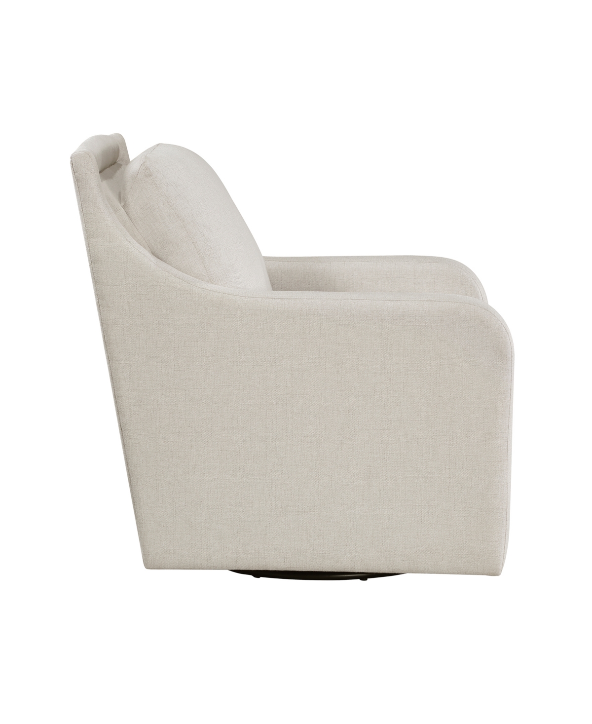 Shop Homelegance White Label Semplice 29" Swivel Chair In Beige