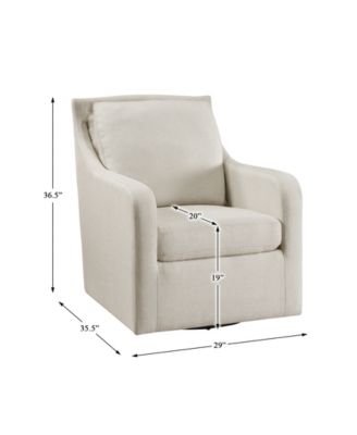 White Label Semplice 29" Swivel Chair