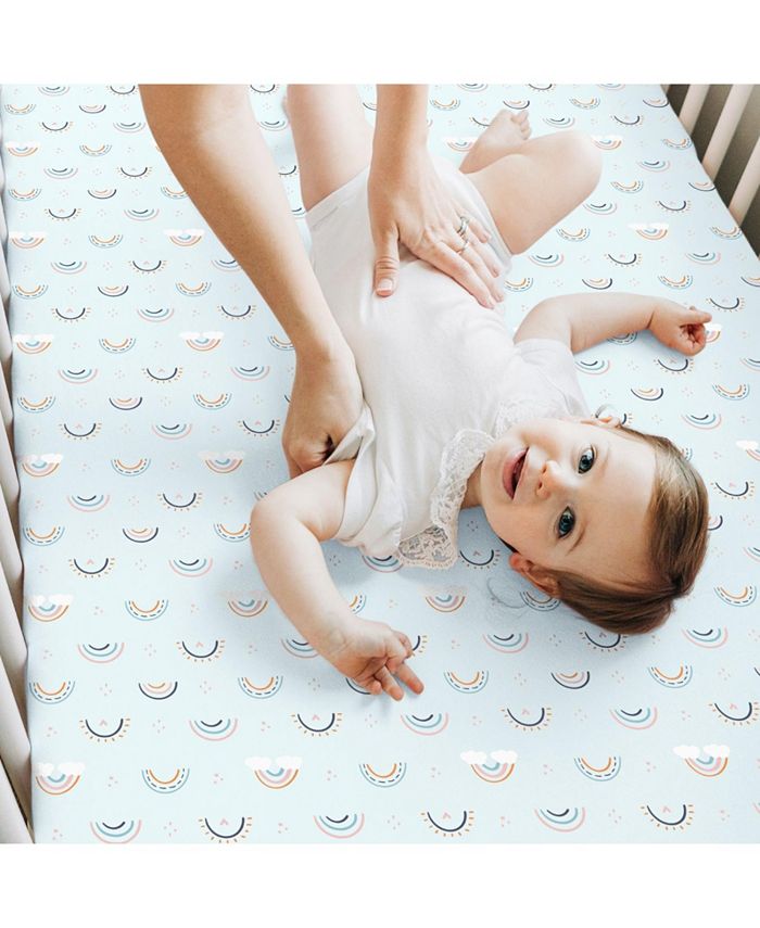 KeaBabies 2pk Fitted Crib Sheets for Boys, Girls, Organic Baby Crib