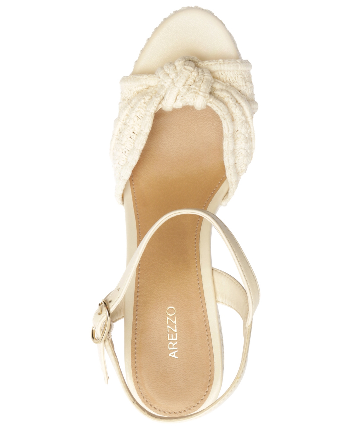 Shop Arezzo Women's Brianna Platform Wedge Sandals In White