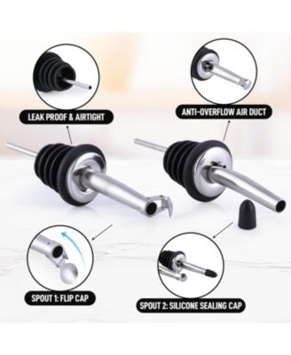 1 Pack Bottle Dispenser with Pourers and Funnel