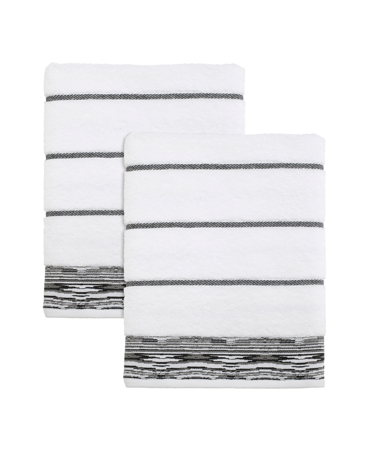 NICOLE MILLER SYDNEY 2-PC. BATH TOWEL SET, 27" X 54" 