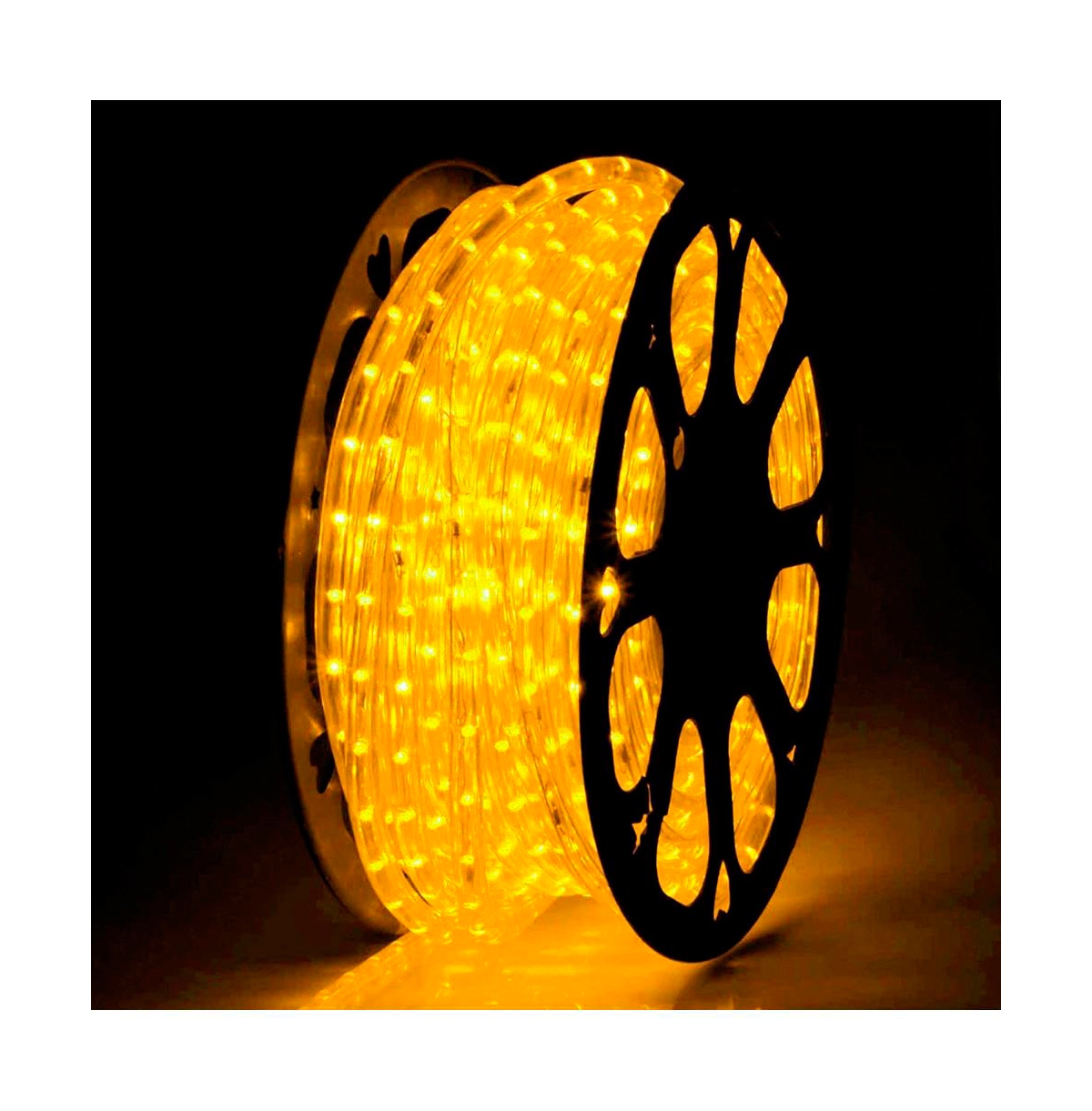150FT Warm White Led Neon Rope Lights Cuttable w/ App Remote Waterproof - Warm white
