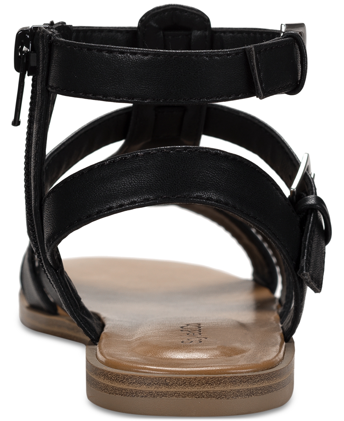Shop Style & Co Storiee Gladiator Flat Sandals, Created For Macy's In White Smooth