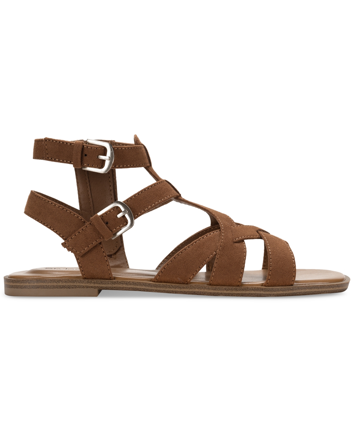 STYLE & CO WOMEN'S STORIEE GLADIATOR FLAT SANDALS, CREATED FOR MACY'S 