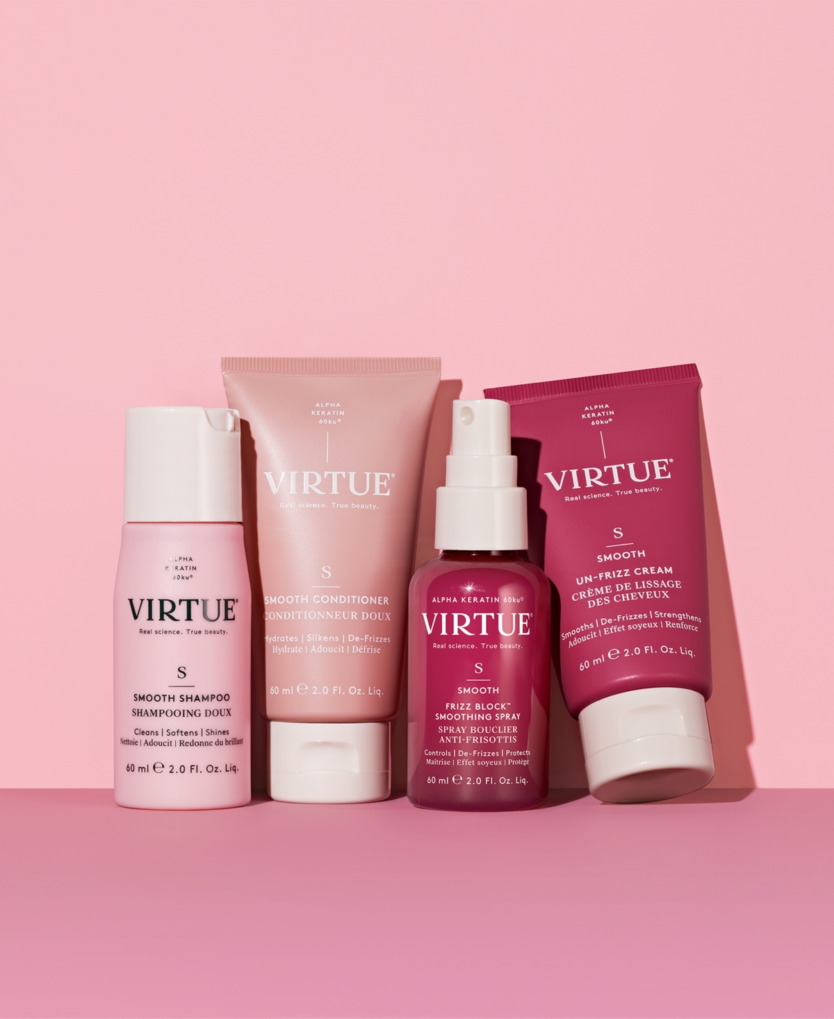 Virtue Frizz Block Smoothing Spray 2 Oz. In No Color