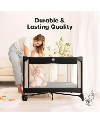 2-Pack Mini Crib Sheets, Pack and Play Sheets Fitted, Pack N Play Sheets, Organic Fitted Crib Sheet Cover