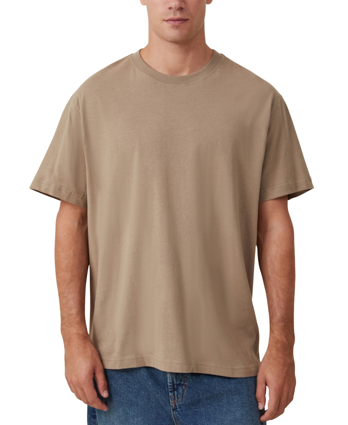 Men's Loose Fit T-Shirt - Beige