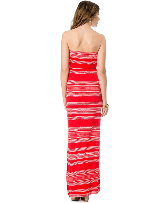 Motherhood Maternity Striped Maxi Dress Macy's