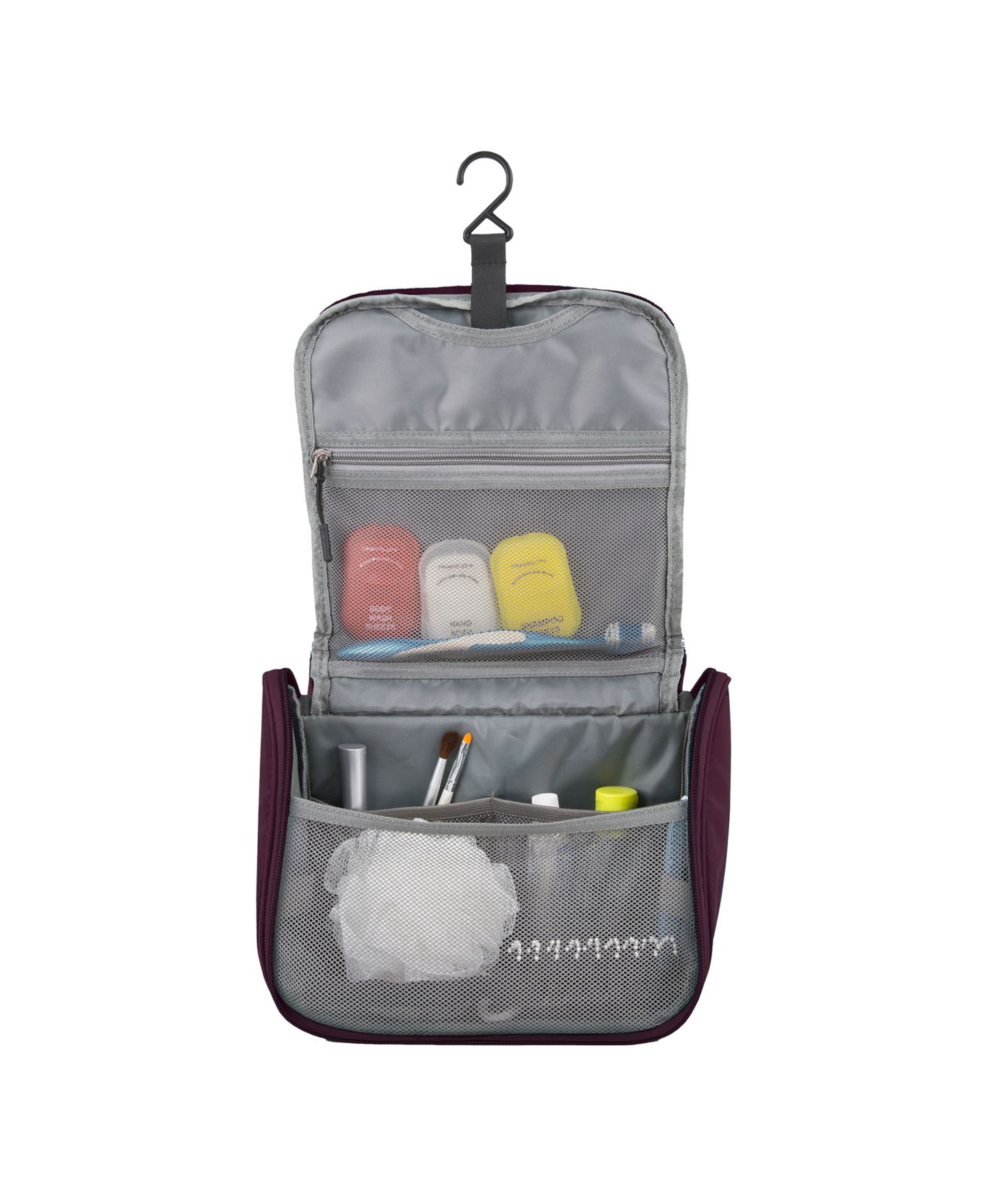 Несессер Travelon World Travel Essentials Hanging Toiletry Case, цвет: Чёрный — фото 5