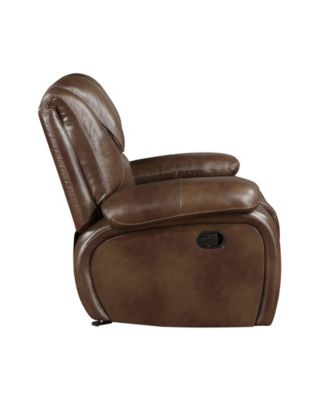 White Label Ouray 40" Leather Glider Reclining Chair