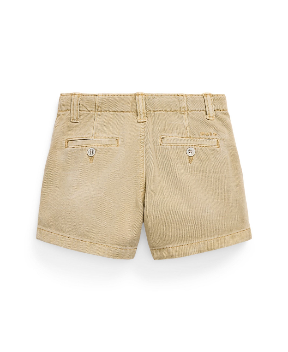 Shop Polo Ralph Lauren Toddler And Little Girls Cotton Chino Shorts In Classic Khaki