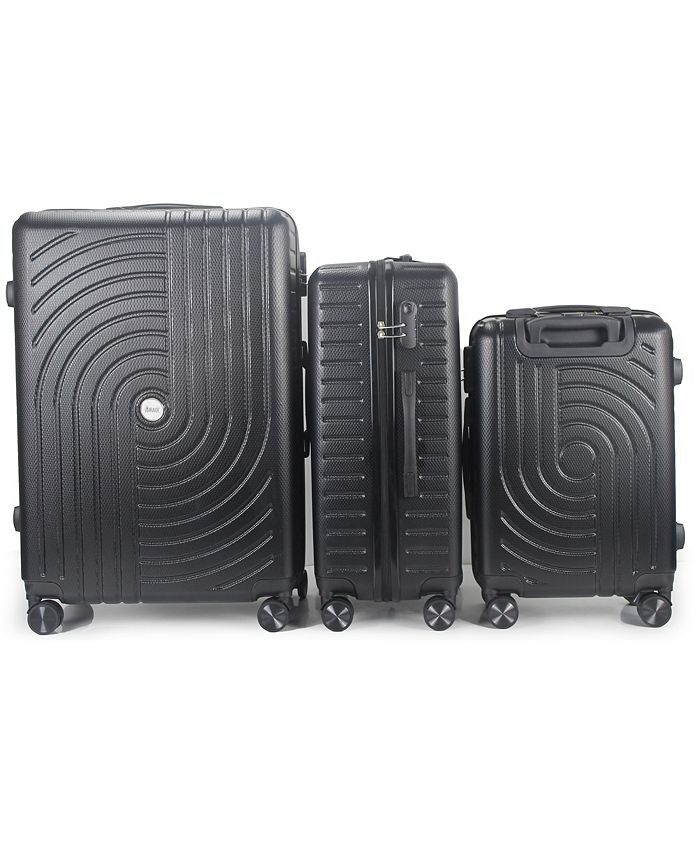 Mirage Luggage Sally ABS Hard shell Lightweight 360 Dual Spinning Wheels Combo Lock 3 Piece