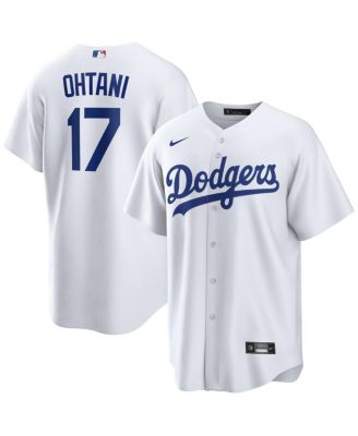 Men s Nike Shohei Ohtani White Los Angeles Dodgers Home Replica Player Jersey Macy s