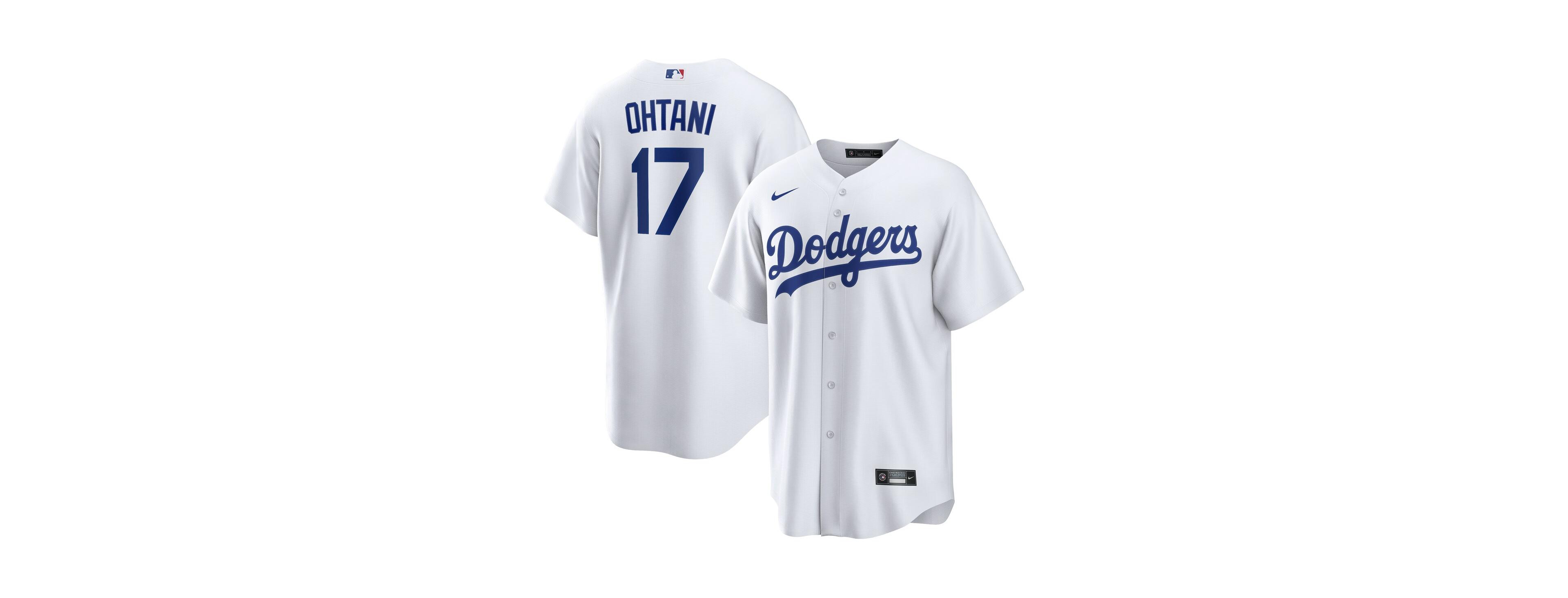Men's Nike Shohei Ohtani White Los Angeles Dodgers Home Replica Player Jersey