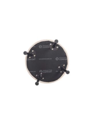 Bailey 18.11" Woven Polyester Blend Upholstered Ottoman