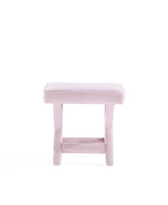 Abigail 20.47" Velvet Upholstered Ottoman Bench