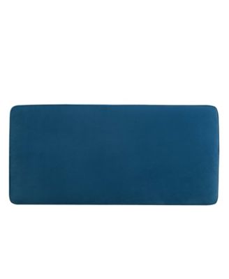 Abigail 42.12" Velvet Upholstered Double Ottoman Bench